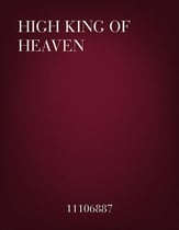 High King of Heaven SATB choral sheet music cover